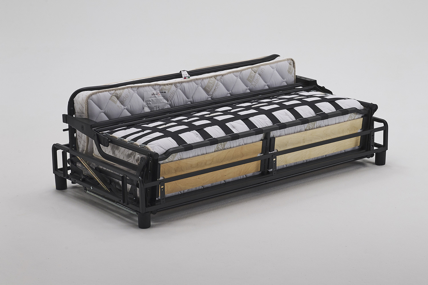 Meccanismo per divano letto a ribalta per materassi alti h.18 cm BL8 - H18