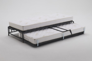 Struttura per letto singolo con letto estraibile della stessa altezza Duplo