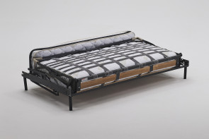 Pull out sofa bed mechanism with slats and high legs BL9